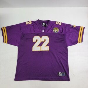Vintage Starter LSU Tigers Football Stitched Jersey Men's Sz‎ XL Louisiana State